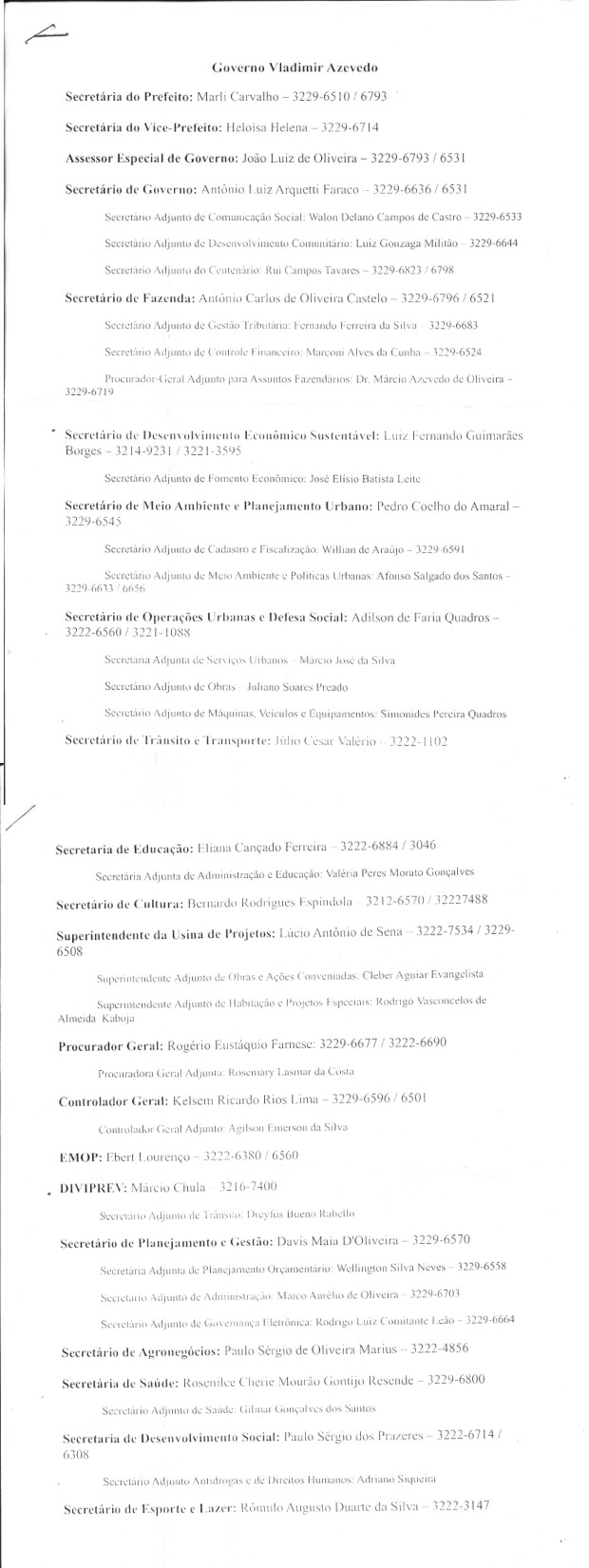 Super Máquina de Vladimir Azevedo (PSDB) tem mais Secretarias que o município de Juiz de Fora